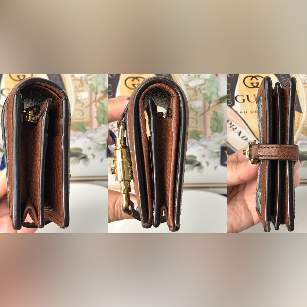 ‼️SOLD‼️GUCCI Jackie 1961 Denim Compact Card Wallet 😍🔥 - Picture 15 of 17